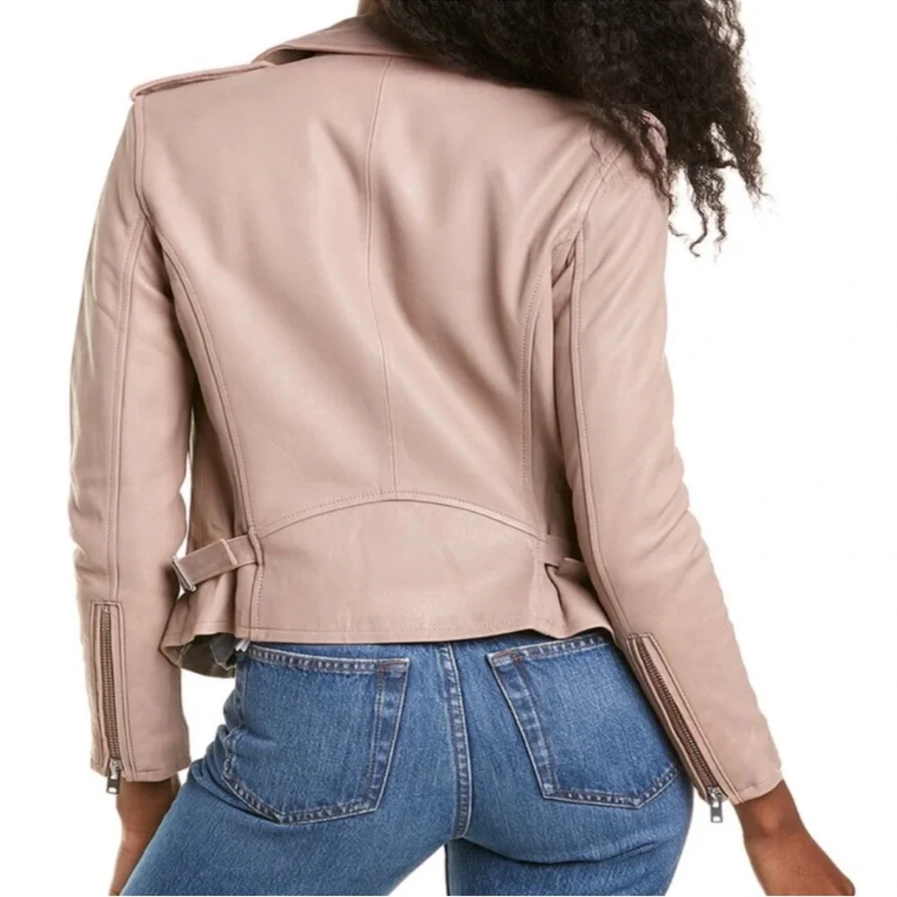 IRO Newhan Leather Moto Jacket - Picture 3 of 7